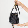 Chanel Vintage CC Black Mini Bucket Bag