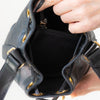 Chanel Vintage CC Black Mini Bucket Bag