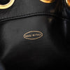Chanel Vintage CC Black Mini Bucket Bag