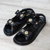 Chanel Black Dad Sandals