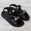 Chanel Black Dad Sandals