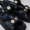 Chanel Black Dad Sandals