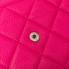 Chanel Pink Caviar Leather Wallet On Chain Bag