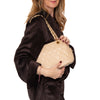 Chanel Beige Caviar Leather Petite Timeless Shopper Tote Bag