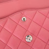 Chanel Pink Leather Jumbo Classic Double Flap Bag