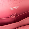 Chanel Pink Leather Jumbo Classic Double Flap Bag