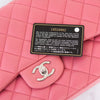 Chanel Pink Leather Jumbo Classic Double Flap Bag