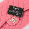 Chanel Pink Leather Jumbo Classic Double Flap Bag
