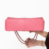 Chanel Pink Leather Jumbo Classic Double Flap Bag