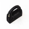 Chanel 24A Kelly Mini Nano Black Velvet Bag