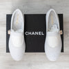 Chanel Off White Ballet Flats