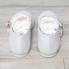 Chanel Off White Ballet Flats