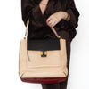 Chloé Amelia Cream Leather Shoulder Bag