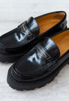 Dior Boy Black Leather Platform Loafers Christian Dior