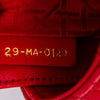 Christian Dior Lady Dior Red Leather Small Bag