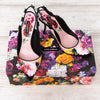 Dolce And Gabbana Floral Print Sling Back Sandals - EVEYSPRELOVED
