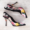 Dolce And Gabbana Floral Print Sling Back Sandals - EVEYSPRELOVED