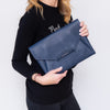 Givenchy Blue Leather Envelope Flap Bag - EVEYSPRELOVED
