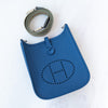 Hermes Mini Evelyne 16 Amazone Bleu Clemence Leather Bag