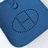 Hermes Mini Evelyne 16 Amazone Bleu Clemence Leather Bag