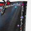 Christian Louboutin Black Beautiful Red Cabata Tote Bag