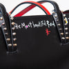 Christian Louboutin Black Beautiful Red Cabata Tote Bag
