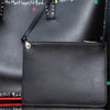 Christian Louboutin Black Beautiful Red Cabata Tote Bag