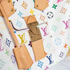 Louis Vuitton X Takashi Murakami Multicolore White Speedy 30 Bag