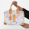 Louis Vuitton X Takashi Murakami Multicolore White Speedy 30 Bag