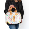Louis Vuitton X Takashi Murakami Multicolore White Speedy 30 Bag