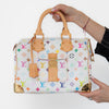 Louis Vuitton X Takashi Murakami Multicolore White Speedy 30 Bag