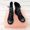 Miu Miu Black Ankle Boots - EVEYSPRELOVED