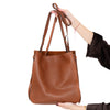 Mulberry Amberley Oak Grained Leather Hobo Bag