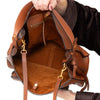 Mulberry Amberley Oak Grained Leather Hobo Bag