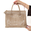 Nancy Gonzalez Python Snakeskin Tote Bag