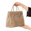Nancy Gonzalez Python Snakeskin Tote Bag