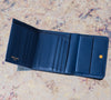 Prada Blue Leather Bifold Wallet Prada