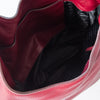 Prada Burgundy Cervo Zip Around Hobo Bag