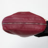 Prada Burgundy Cervo Zip Around Hobo Bag