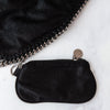 Stella McCartney Black Falabella Triple Chain Shoulder Bag