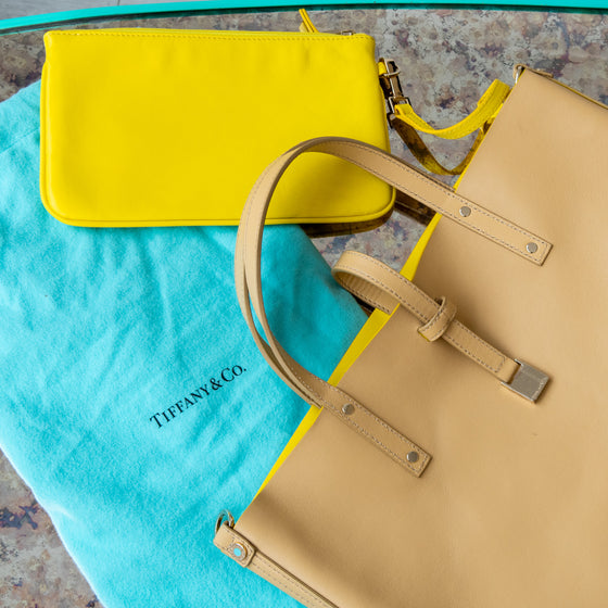 Tiffany And Co Reversible  Leather Bag