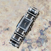 Versace Stainless Steel And Black Ceramic Diamond Watch Versace