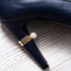 Chanel Black And Blue Leather Ankle Boots Size 40 - EVEYSPRELOVED