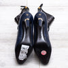 Chanel Black And Blue Leather Ankle Boots Size 40 - EVEYSPRELOVED