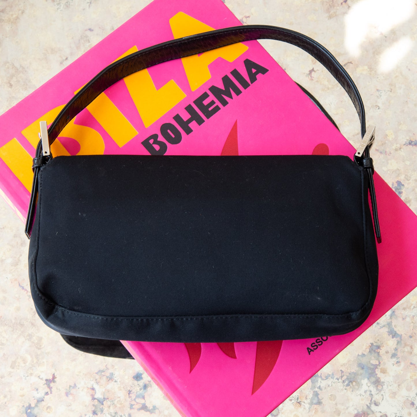 Fendi Soft Shoulder Black Bag