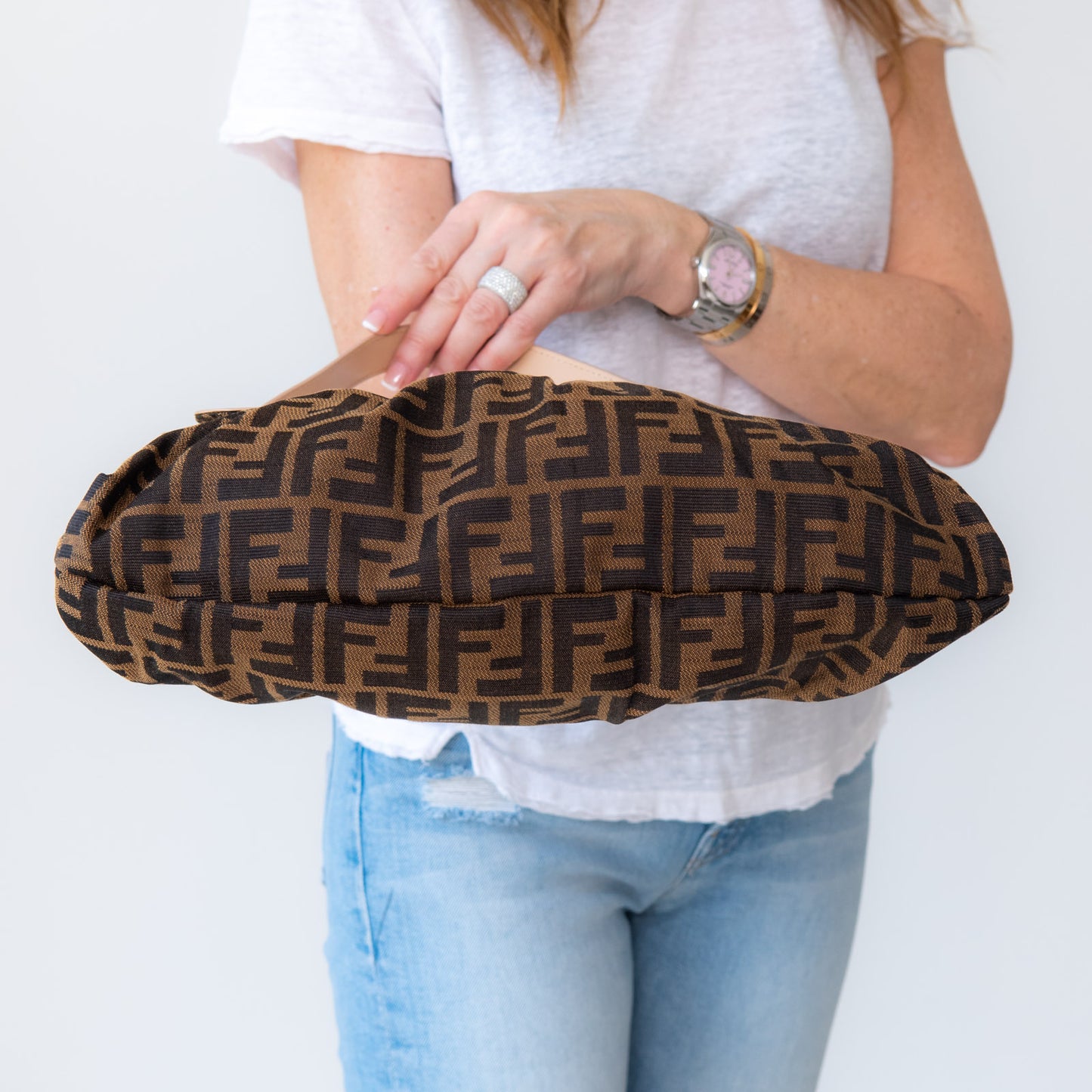 Fendi Zucca Mama Chef Brown Monogram Bag