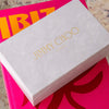 Jimmy Choo Bronze Satin Clutch Micro Crystals - EVEYSPRELOVED