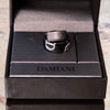 EVEYSPRELOVED Damiani D Icon Ceramic Ring With Diamonds Size 53