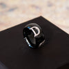 EVEYSPRELOVED Damiani D Icon Ceramic Ring With Diamonds Size 53