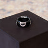 EVEYSPRELOVED Damiani D Icon Ceramic Ring With Diamonds Size 53